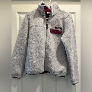 Columbia full zip teddy jacket